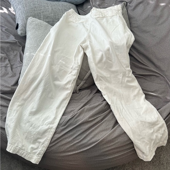 Madewell White Harlow Jean Wide-Leg Pants - Picture 8 of 9